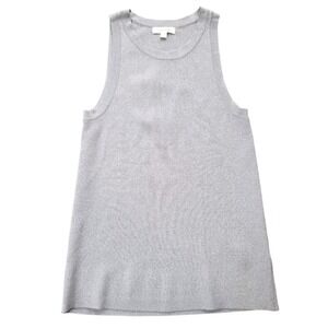 All Row Gray Knit Tank‎ Top Sleeveless Casual Viscose Blend Size S #1179